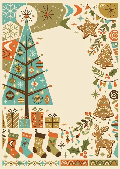 Christmas Holiday Mid-Century preview