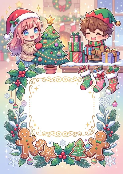 Christmas Holiday Chibi preview