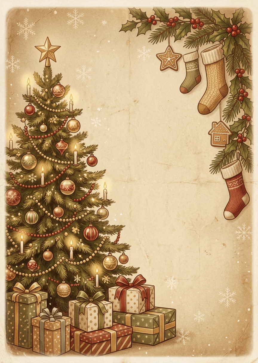 Christmas Holiday Sepia Nostalgia preview