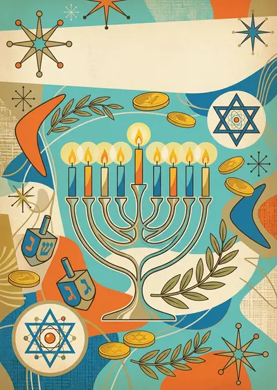 Hanukkah Festival Of Lights Mid-Century preview