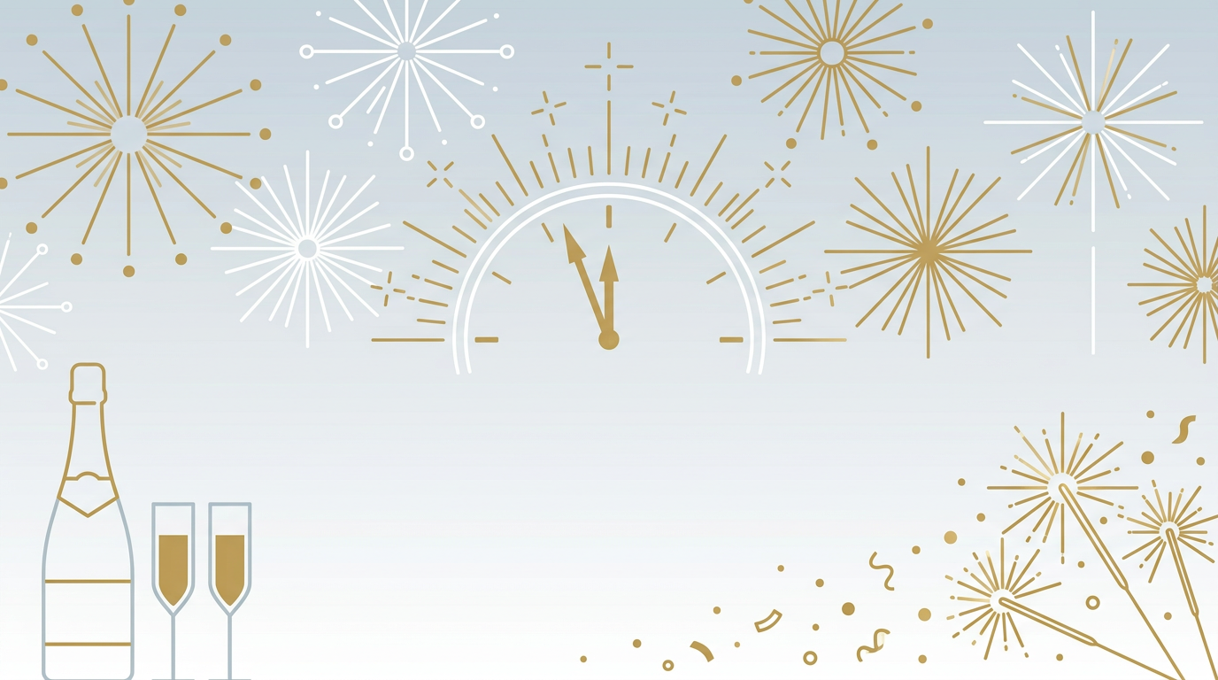 New Year Celebration Clean Lines preview