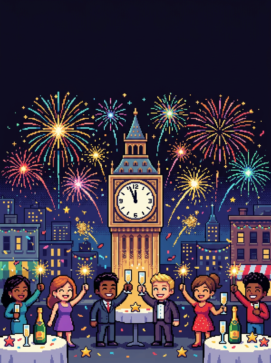 New Year Celebration 8-Bit Classic preview