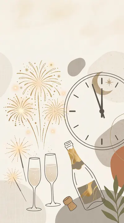 New Year Celebration Japandi preview