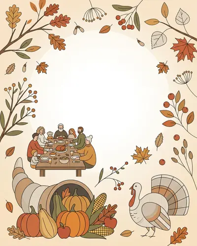 Thanksgiving Gratitude Japandi preview