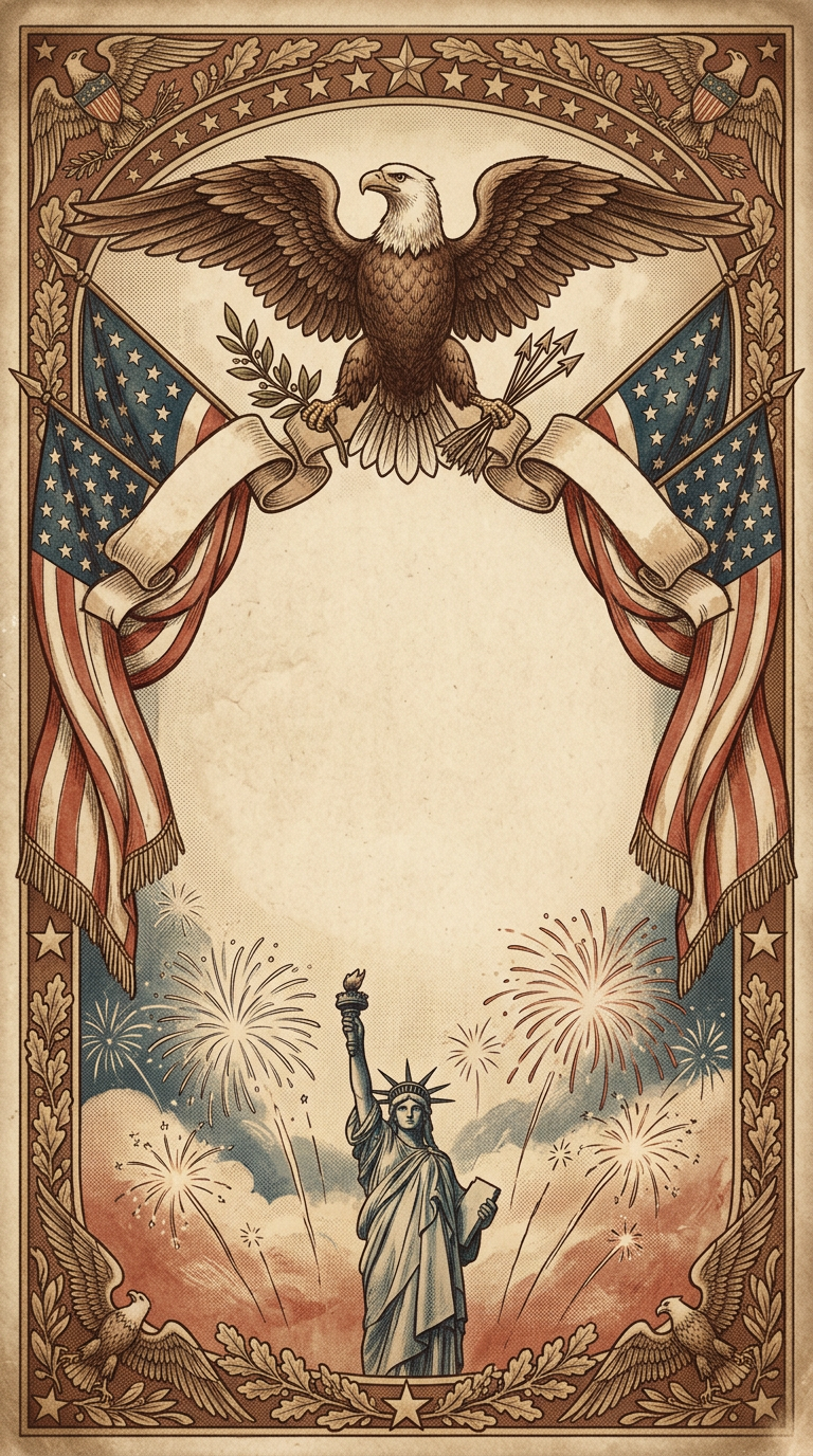Independence Day Patriotic Sepia Nostalgia preview