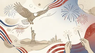 Independence Day Patriotic Japandi preview