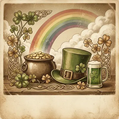 St. Patrick's Day Irish Sepia Nostalgia preview
