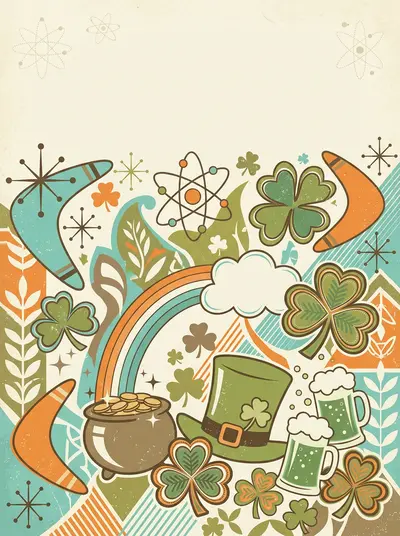 St. Patrick's Day Irish Mid-Century preview
