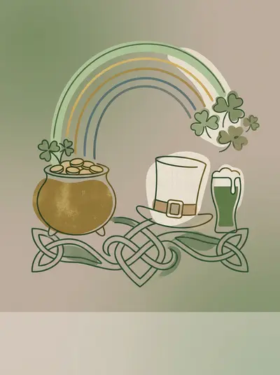 St. Patrick's Day Irish Japandi preview