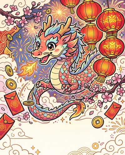 Lunar New Year Kawaii preview