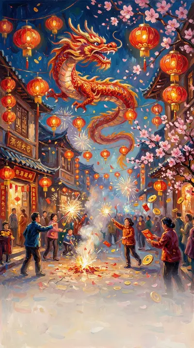 Lunar New Year Impressionist preview