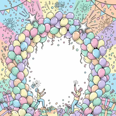 Balloon Arch Joy preview