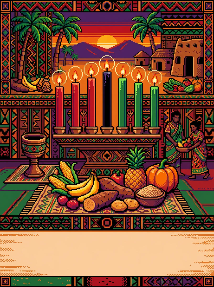 Kwanzaa Celebration 8-Bit Classic preview