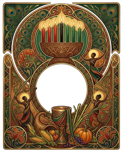 Kwanzaa Celebration Art Nouveau preview