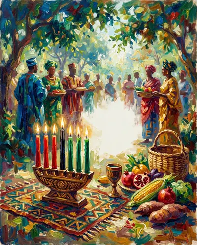 Kwanzaa Celebration Impressionist preview