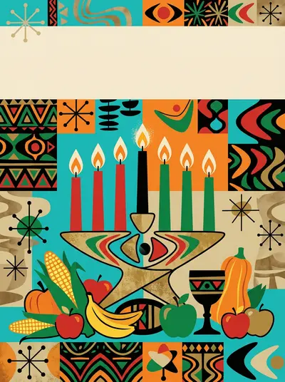 Kwanzaa Celebration Mid-Century preview