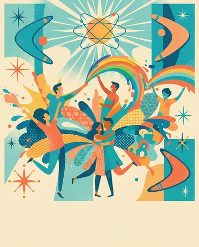 Holi Festival Of Colors Mid-Century preview