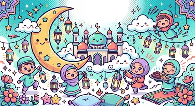 Ramadan Holy Month Kawaii preview