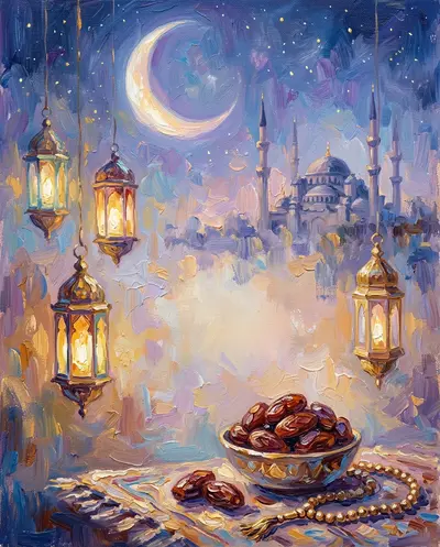 Ramadan Holy Month Impressionist preview
