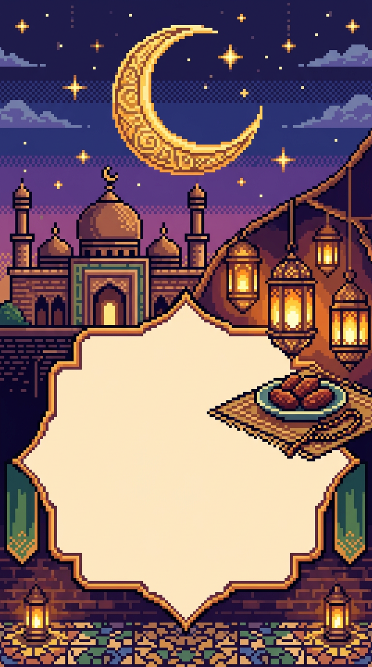 Ramadan Holy Month 8-Bit Classic preview