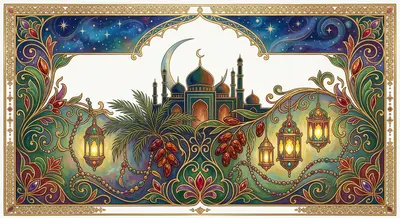 Ramadan Holy Month Art Nouveau preview