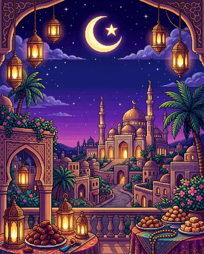 Ramadan Holy Month 16-Bit preview