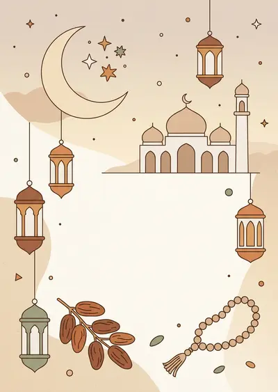 Ramadan Holy Month Japandi preview