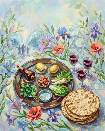 Passover Seder Impressionist preview