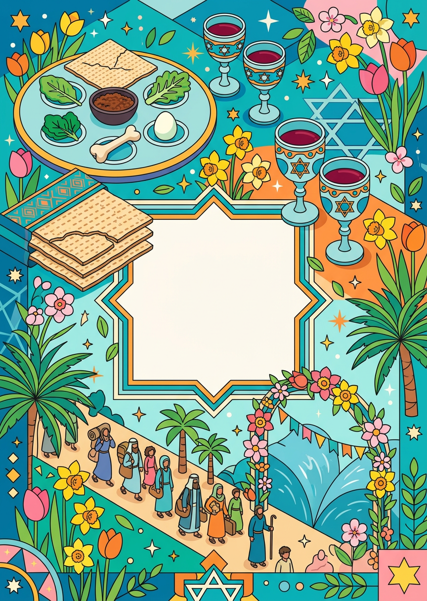 Passover Seder Isometric