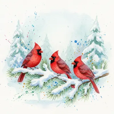 Winter Birds preview