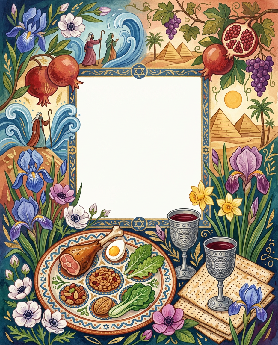 Passover Seder Macro Detail preview