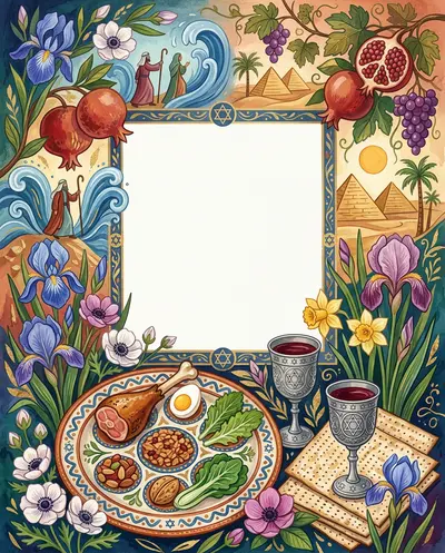 Passover Seder Macro Detail preview