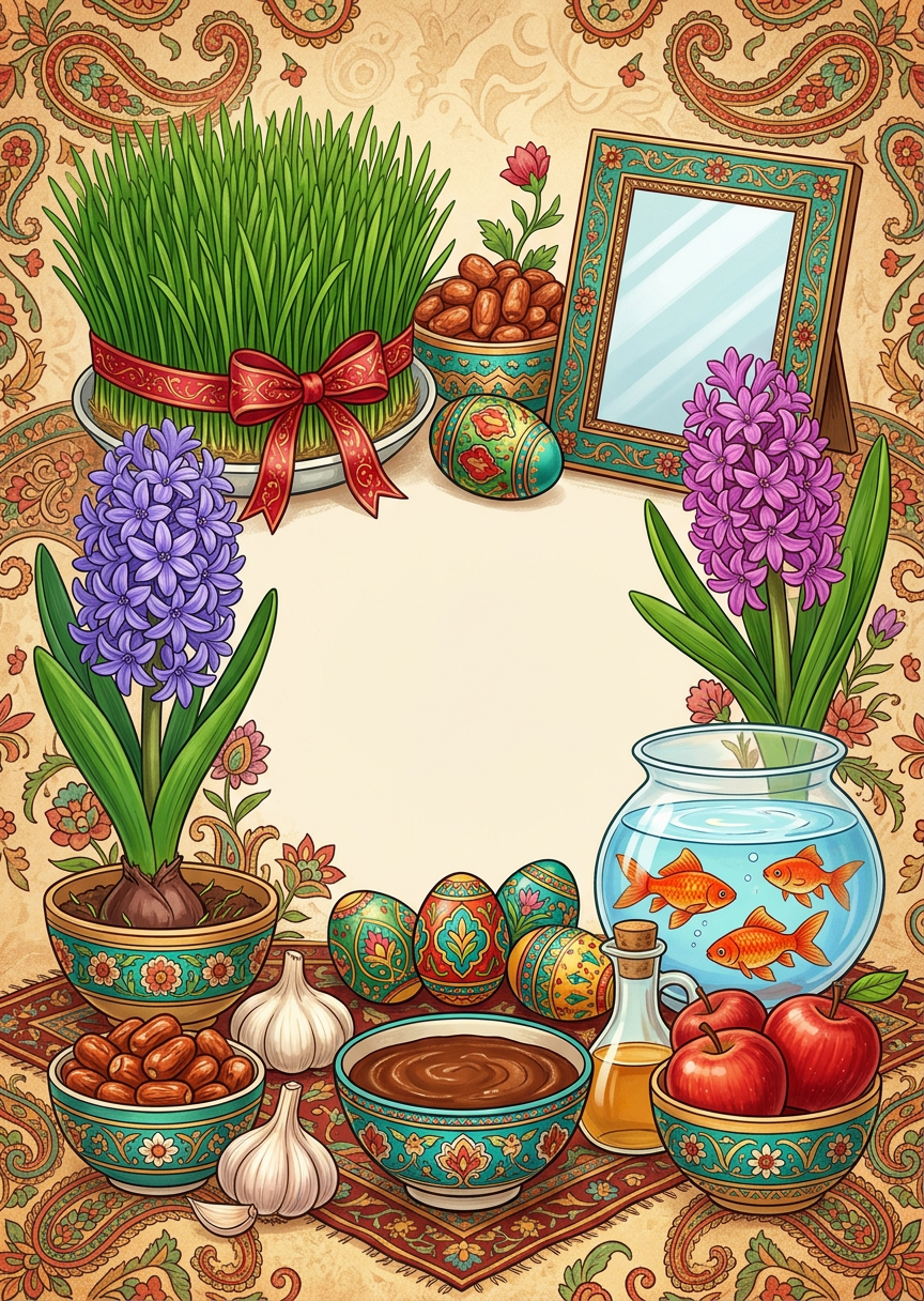 Nowruz Persian New Year Studio Shot preview
