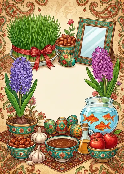 Nowruz Persian New Year Studio Shot preview