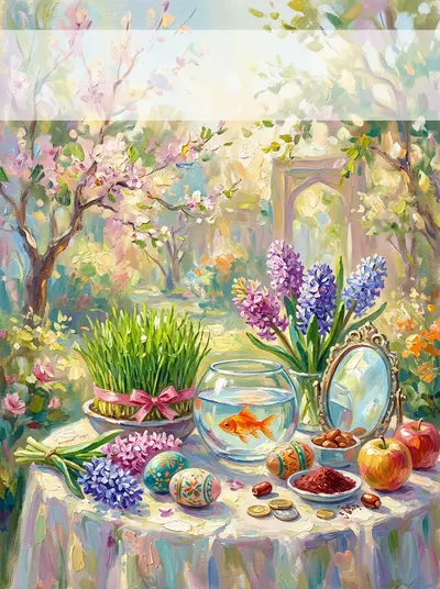 Nowruz Persian New Year Impressionist preview