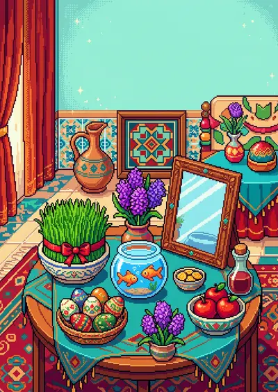 Nowruz Persian New Year 8-Bit Classic preview