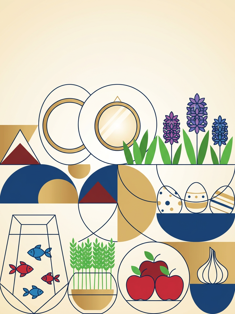 Nowruz Persian New Year Clean Lines preview