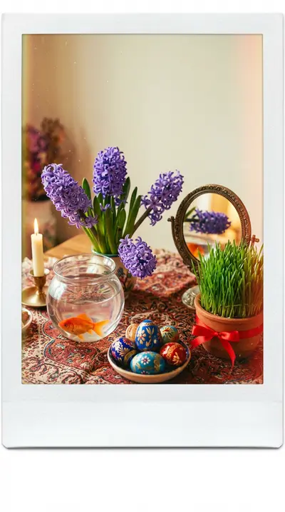 Nowruz Persian New Year Polaroid preview