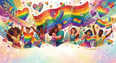 Pride Celebration Studio Shot preview