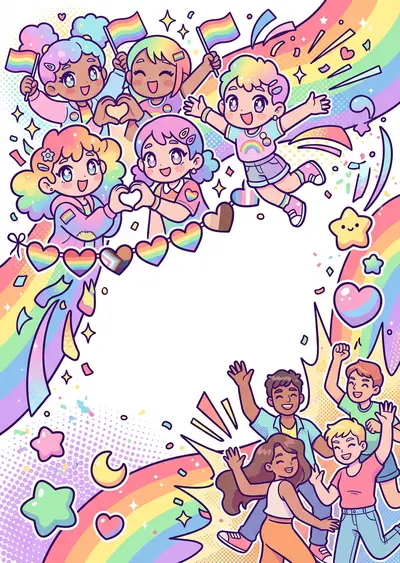Pride Celebration Kawaii preview
