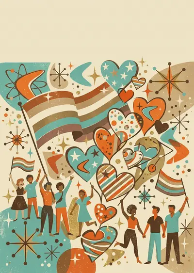 Pride Celebration Mid-Century preview
