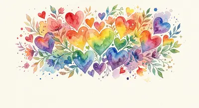 Pride Celebration Watercolor Garden preview