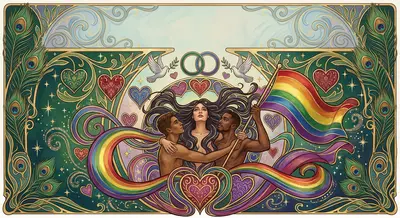 Pride Celebration Art Nouveau preview