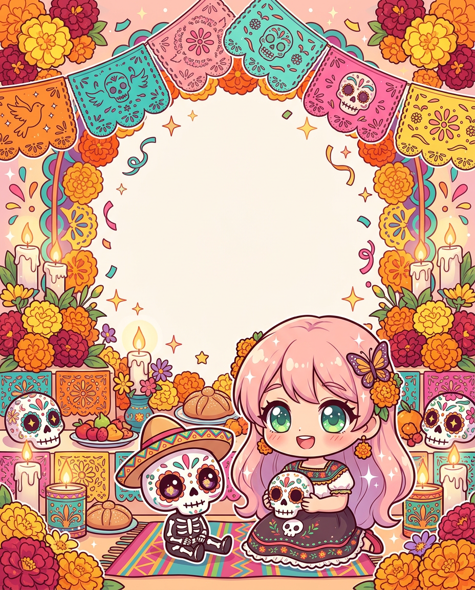 Día De Los Muertos Chibi preview