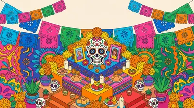 Día De Los Muertos Isometric preview