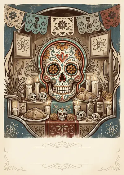 Día De Los Muertos Retro Diner preview