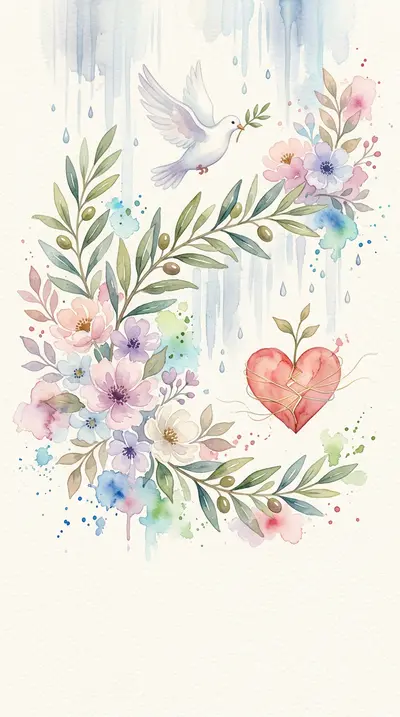 Sincere Apology Watercolor Garden preview