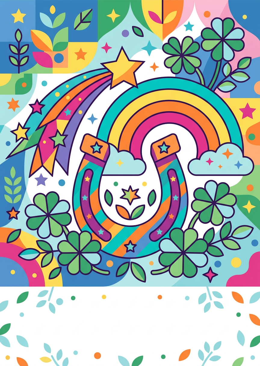 Good Luck Wishes Flat Design preview