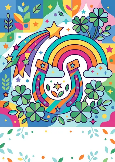 Good Luck Wishes Flat Design preview