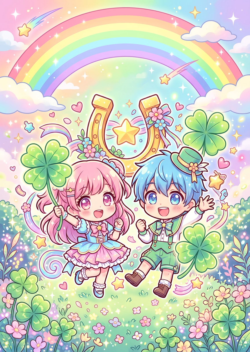 Good Luck Wishes Chibi preview